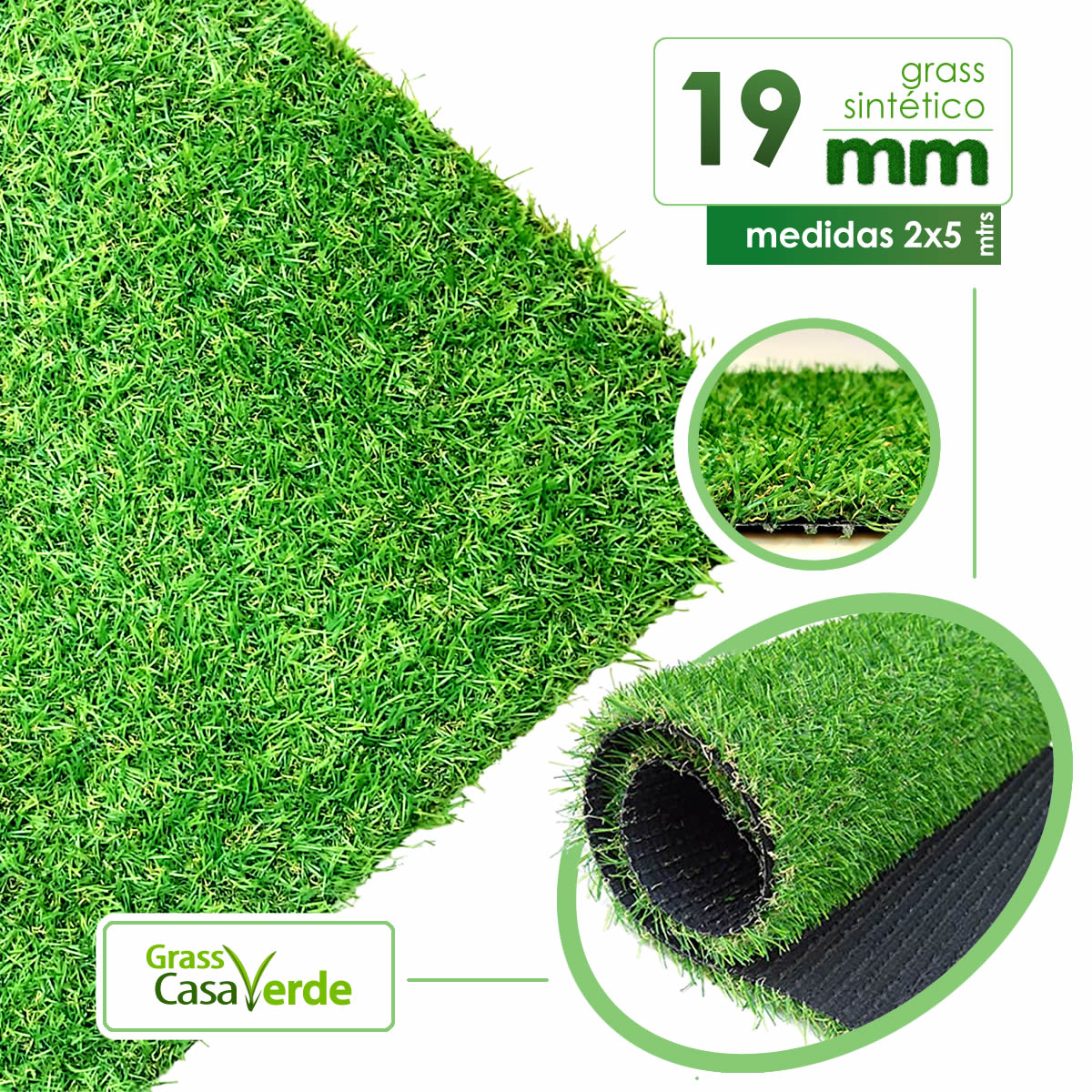 Grass Artificial 19 Mm (2m X 5m)